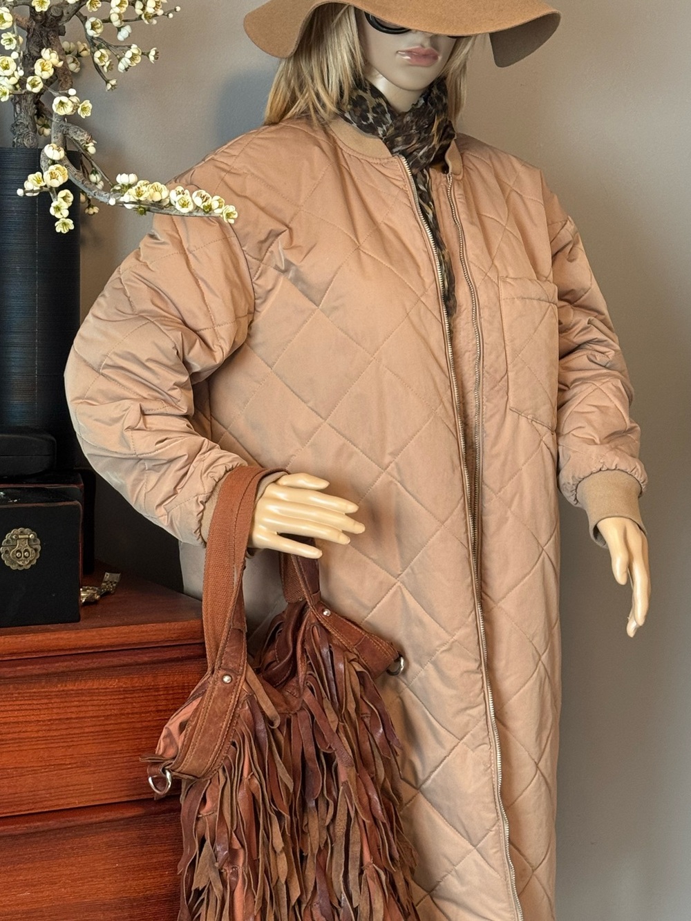 Vero Moda Tan Car Coat